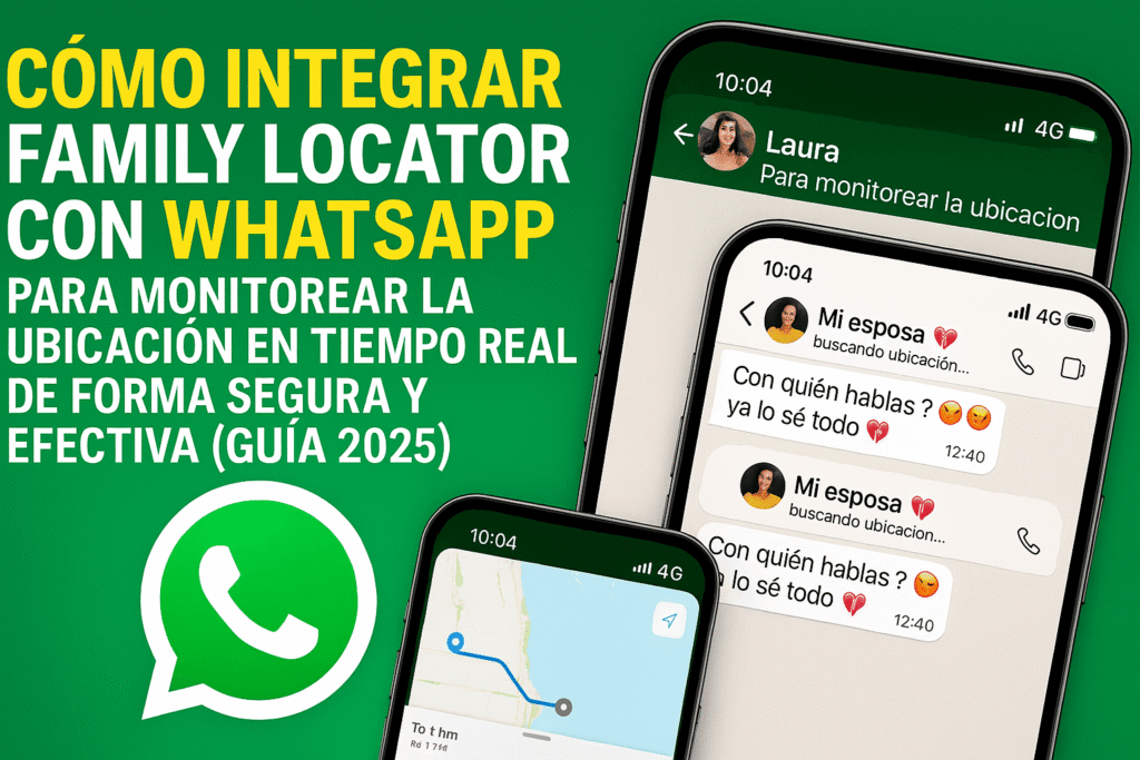 Family Locator con WhatsApp