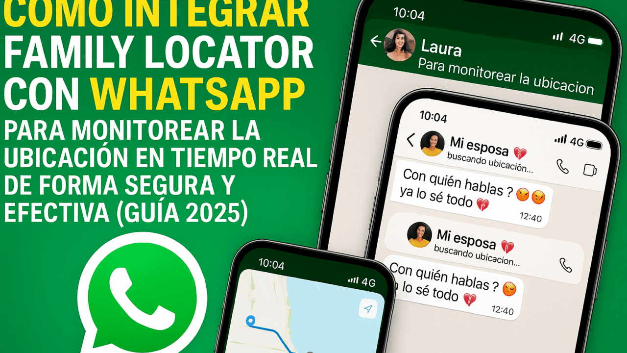 Family Locator con WhatsApp