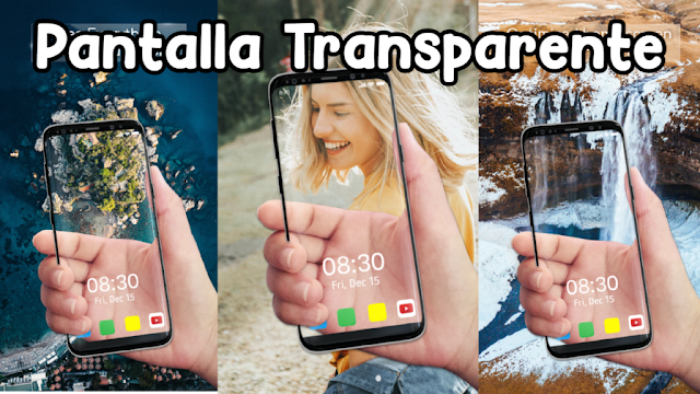 pantalla transparente