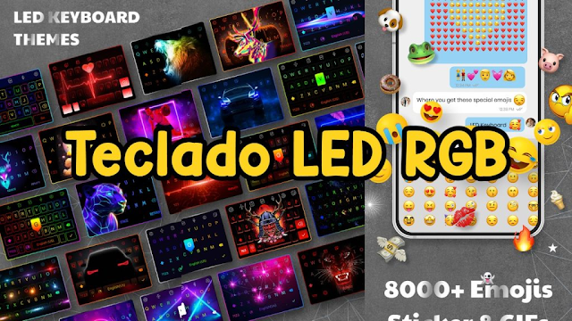 teclado led